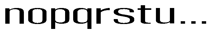 Grivon V02 Ultra Expanded Font LOWERCASE
