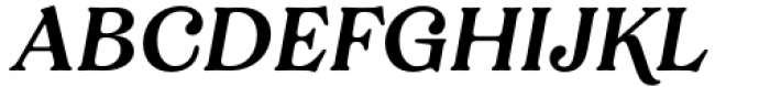 Grobek Alt Medium Italic Font UPPERCASE