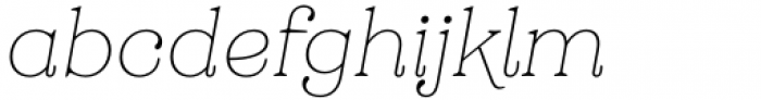 Grobek Alt Thin Italic Font LOWERCASE