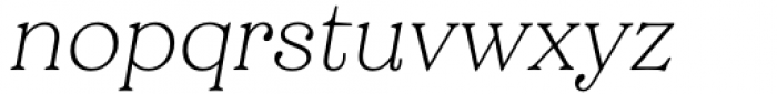 Grobek Light Italic Font LOWERCASE
