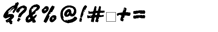 Grocity Font OTHER CHARS