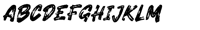 Grocity Font UPPERCASE