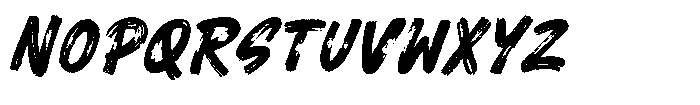 Grocity Font UPPERCASE