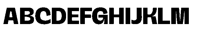Grock Font UPPERCASE