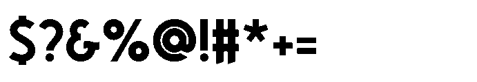 Groden Cut Bold Font OTHER CHARS