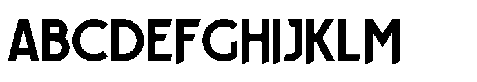 Groden Cut Bold Font UPPERCASE