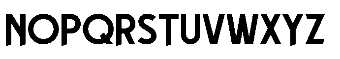 Groden Cut Bold Font UPPERCASE