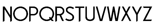 Groden Cut Light Font UPPERCASE