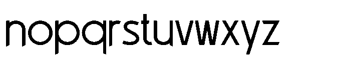 Groden Cut Light Font LOWERCASE
