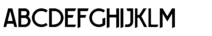Groden Cut Regular Font UPPERCASE