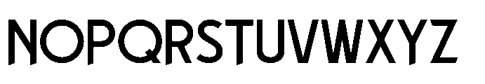 Groden Cut Regular Font UPPERCASE