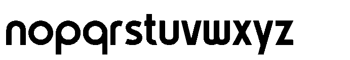 Groden Rd Bold Font LOWERCASE