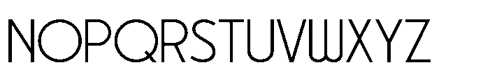 Groden Rd Thin Font UPPERCASE