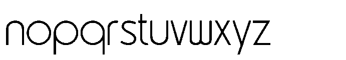 Groden Rd Thin Font LOWERCASE
