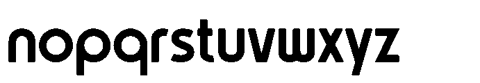 Groden Sr Bold Font LOWERCASE