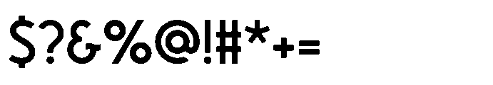 Groden Sr Regular Font OTHER CHARS