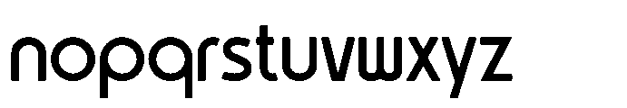 Groden Sr Regular Font LOWERCASE