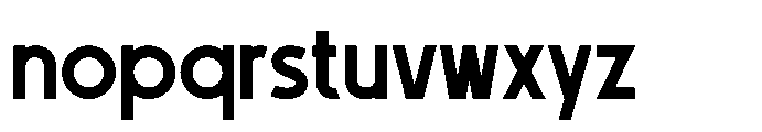 Groden St Bold Font LOWERCASE