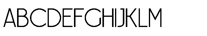 Groden St Thin Font UPPERCASE