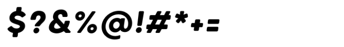 Grold Rounded Bold Italic Font OTHER CHARS