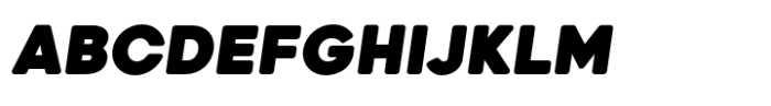 Grold Rounded ExtraBlack Italic Font UPPERCASE