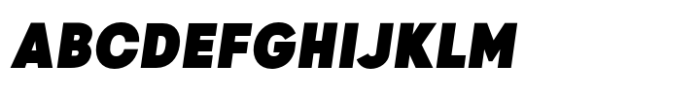 Grold Slim ExtraBlack Italic Font