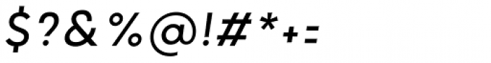 Grold Slim SemiLight Italic Font OTHER CHARS