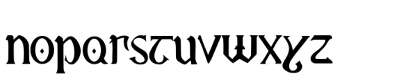 Gromlaith Classic Regular Font LOWERCASE