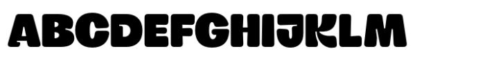 Grongert Round Font UPPERCASE