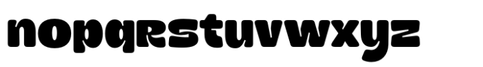 Grongert Round Font LOWERCASE