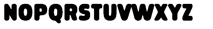 Gronk Font UPPERCASE