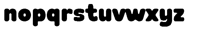 Gronk Font LOWERCASE