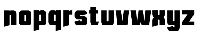 Grono Cut Black Font LOWERCASE