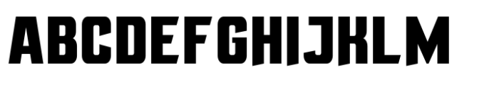 Grono Cut Bold Font UPPERCASE