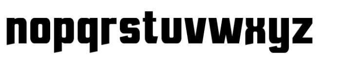 Grono Cut Bold Font LOWERCASE
