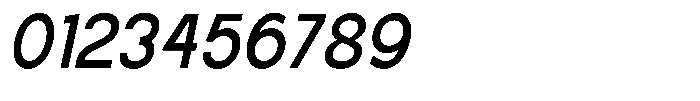 Groonex Slant Font OTHER CHARS