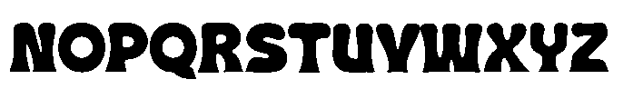 Groopa Font UPPERCASE