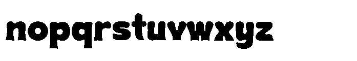 Groopa Font LOWERCASE