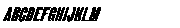 Groove Ranger Pro Black Italic Font UPPERCASE