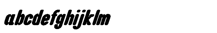 Groove Ranger Pro Black Italic FONT
