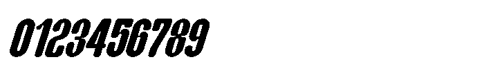 Groove Ranger Pro Bold Bold Italic Font OTHER CHARS