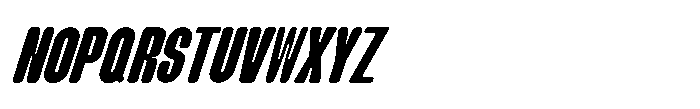 Groove Ranger Pro Bold Bold Italic Font UPPERCASE