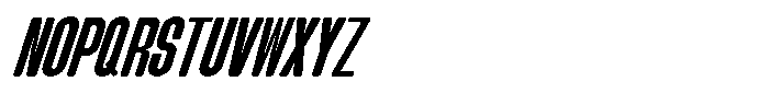 Groove Ranger Pro Italic Font UPPERCASE