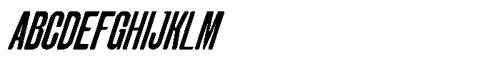 Groove Ranger Pro Light Italic Font UPPERCASE