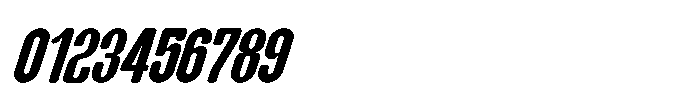 Groove Ranger Pro Semibold Italic Font OTHER CHARS
