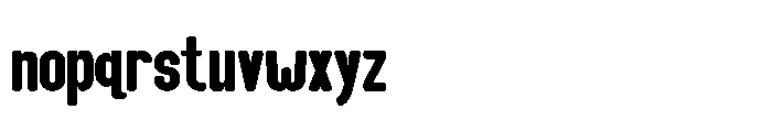 Groove Ranger Pro Semibold Regular Font LOWERCASE