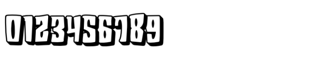 Groovela Extrude Font OTHER CHARS