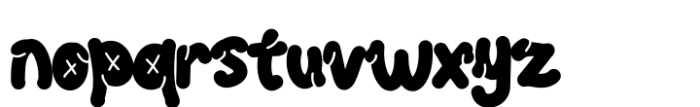 Groovies Font LOWERCASE