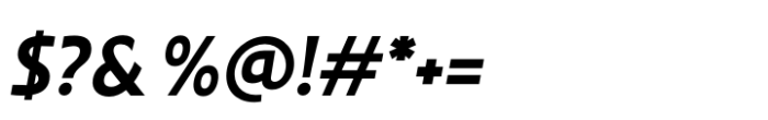 Groovify Sans Italic Font OTHER CHARS
