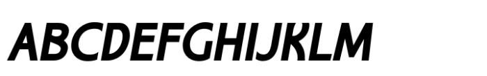 Groovify Sans Italic Font UPPERCASE